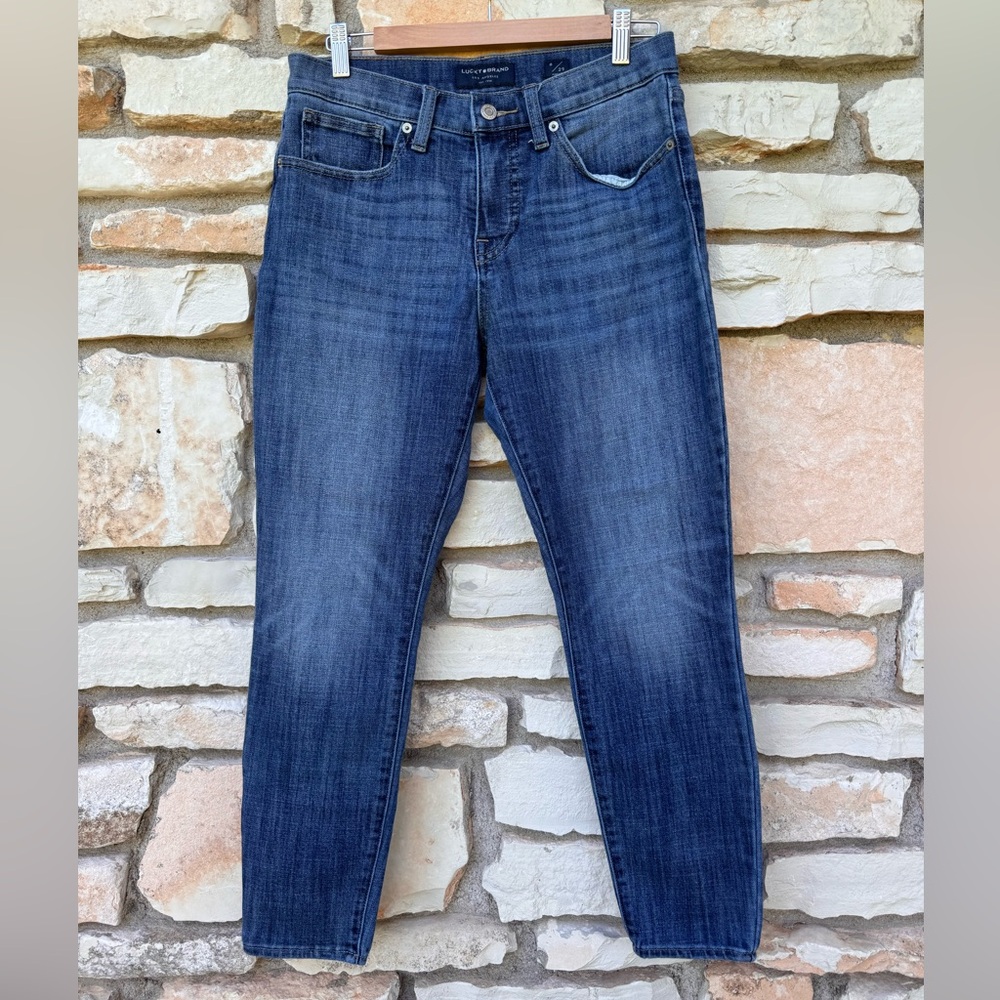 LUCKY BRAND Los Angeles Denim Blue Jeans Ankle Ladies Size 8/29